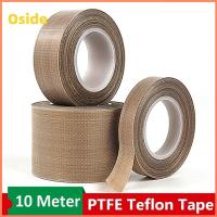 OSIDE 10m/Roll ทนต่อการสึกหรอ ฉนวน เครื่องดูดสูญญากาศ เทปเทฟลอนผ้า เทปไฟเบอร์ เครื่องปิดผนึกกาว ทนต่ออุณหภูมิสูง