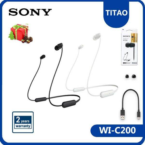 ของแท้ Sony WI C200 ชุดหูฟังอินเอียร์ บลูทูธ ไร้สาย สําหรับเล่นเกม ...