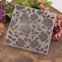 【hot】 1pc New Plastic Embossing Flowers Folders Scrapbooking Template Fondant Photo Album Card Making Folder