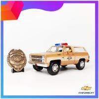 โมเดลรถเหล็กสเตรนเจอร์ ธิงส์ HOPPERS CHEVY BLAZER WITH POLICE BADGE Scale 1:24 JADA