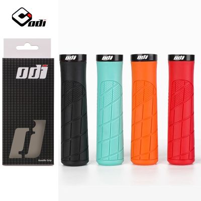 【CW】 MTB Grips Alloy Lock Handlebar Soft Rubber Handle With End Plug Grip Cover Cuffs Accessories