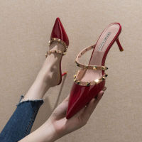 2021 new versatile high heeled womens shoes