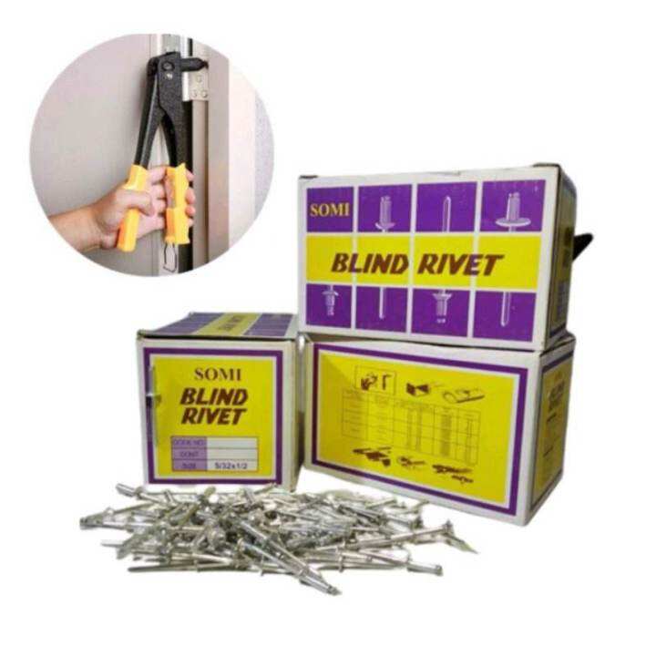 BLIND RIVETS 50'S per pack or HAND RIVETER HEAVY DUTY Lazada PH