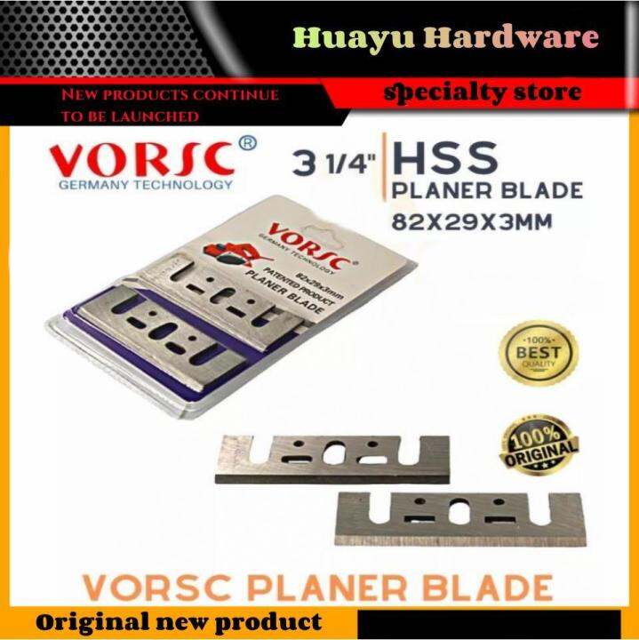 Vorsc Wood Planer Blade HSS Original Japan Power Planer Tools 31/4