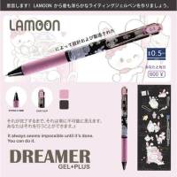 ปากกาเจล LAMOON แบบกด 0.5มม. JAPAN QUALITY หมึกน้ำเงิน ลิขสิทธิ์แท้
