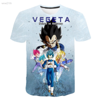 2023 Dragon Ball z Boys And Girls 3d Printed T-shirt 2023 Unisex