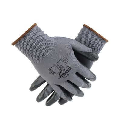 1Pairs Industrial Safety Gloves Pu Cotton with Brand All Sizes