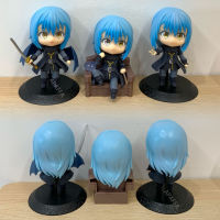 3ชิ้นเซ็ตนั้น I Got Reincarnated เป็น Slime Rimuru อะนิเมะรูป Rimuru Tempest Action Figure Collection ตุ๊กตาของเล่น10ซม.