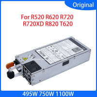 Original สำหรับ PowerEdge R520 R620 R720 R720XD R820 GYH9V 495W 750W 1100W Server Power supplyly N24MJ 3GHW3 79RDR 5NF18 ntcwp