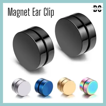 Multi-Pack Round CZ Magnetic Fake Stud Earrings - 3 Pair - Spencer's