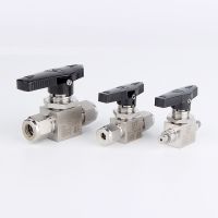 316 Stainless Steel BALL VALVE High WP 3000psig for Lab Gas N2/Ar/He/H2/O2/CDA 1/4 3/8 1/2 inch Tube Fitting replace Swagelok