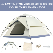 Lều cắm trại, lều cắm trại giả 2 tầng và lều cắm trại 2 tầng có thể tách