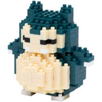 Snorlax (แบบประกอบ) ของแท้ JP - Nanoblock Kawada [เลโก้โปเกมอน]