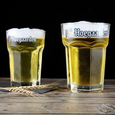 ❁❣✹  Fujia Beer Cup Belgium Hoegaarden Large Hexagonal Draft Drink