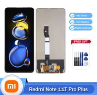 6.6 ต้นฉบับสำหรับ Xiaomi Redmi Note 11T Pro Plus 22041216C 22041216UC ชิ้นส่วนจอสัมผัสแอลซีดีของเครื่องแปลงดิจิทัล