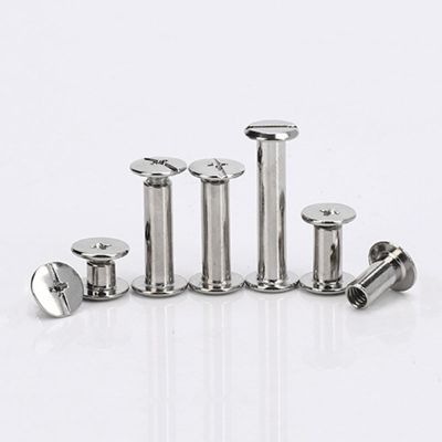 10pcs Binding Chicago Screws Nails Studs Rivets Leather Hardware Accessories Rod Length 4 100mm