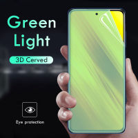 For Xiaomi Mi Poco X3 F2 Pro Mi 9T 10T Pro Redmi Note 9S 9 8 7 Pro 9A 9C 7A Green Light Soft Hydrogel Film Screen Protector