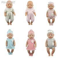 2022 New Lovely Doll Jump Suits Fit For 43cm Baby Doll 17 Inch Reborn Baby Doll Clothes