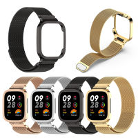 [Cline] กรอบโลหะ + สายมิลานสำหรับ Xiaomi Mi Watch Lite 3สายรัดข้อมือสแตนเลสสำหรับ Redmi Watch 3สายข้อมือสำหรับเปลี่ยนอุปกรณ์สายนาฬิกาข้อมือ