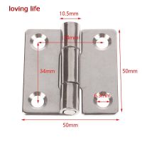 50x50mm stainless steel hinge industrial equipment cabinet hinge