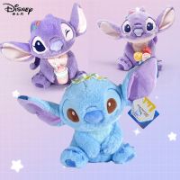 Disney Kawaii Stitch Angel Stuffed Toys Cartoon&amp;Cute Lilo&amp;Stitch Plush Dolls Throw Pillow Birthday Gift For Kids Or Girlfriend