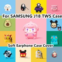 READY STOCK!For SAMSUNG J18 TWS Case Trendy Cartoon Series for SAMSUNG J18 TWS Casing Soft Earphone Case Cover