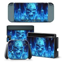 GAMEGENIXX Skin Sticker Skull Protective Decal Removable Cover for Nintendo Switch Console