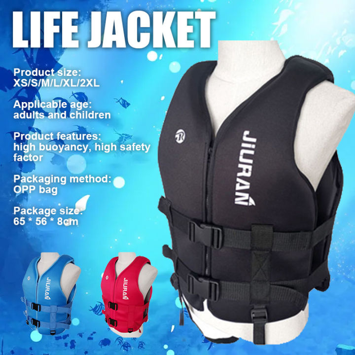 Life Jacket Vest Body Saving Clothes Floating Clothes Water Sports Fishing  Kayaking Boating Drifting Safety Vest For Children Adults
