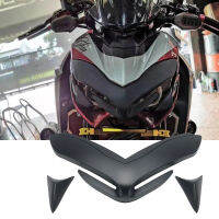 รถจักรยานยนต์คาร์บอนด้านหน้า Winglet สำหรับ Kawasaki Z900 Z900 2017-2020ไฟหน้ากระจก Center Cowl แผง Fairing อุปกรณ์เสริม