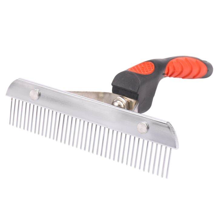 MYLA3P Pet Comb ExtraLarge Rake Comb Grooming Brush Deshedding Tool