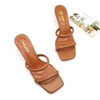 Shoes Rubber Flip Flops Ladies Slippers Multicolored Sandals Women Heels Pantofle Hawaiian High 2021 Bonded Leather Slides PU R