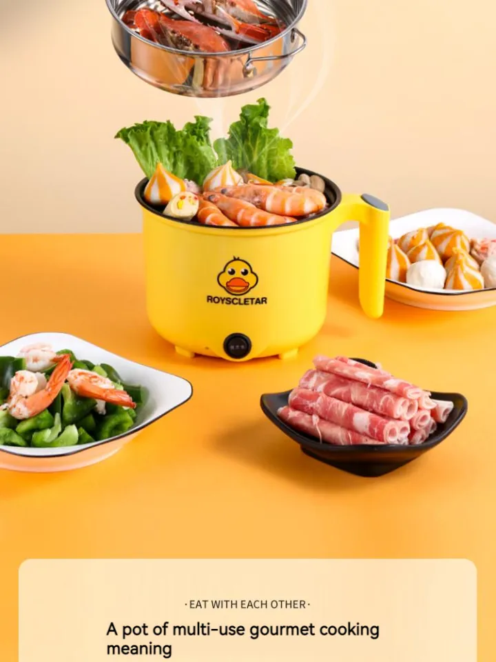 Bluesky 0.8 L Mini Rice Cooker!! Portable Travel Steamer Small, Removable  Non-stick Pot, Keep Warm, Suitable For 1 Person - For Cooking…