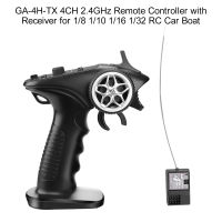 4CH GA-4H-TX 2.4GHz รีโมทคอนลเครื่องส่งสัญญาณวิทยุดิจิตอลพร้อมตัวรับสัญญาณสำหรับ18 110 116 132 RC รถ Boat