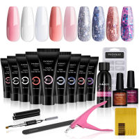 Nail Extension Semi Permanent UV Varnish Kit With Lamp Everything For Manicure Set Nails Gel Complete Kit Gel Nails Starter Kit