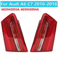 4G5945094 4G5945093สำหรับ Audi A6 C7 2010 2011 2012-2016รถ LED ด้านหลังไฟท้ายไฟเบรคด้านหลังมีหลอดไฟ LED บังเหียนมีสาย