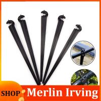 Merlin Irving Shop 50pcs C Shape Garden 4/7mm Drip Irrigation Watering Tube Pipe Support Bracket Holders Fixed Stems Drip Irrigation