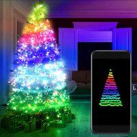 Led Bluetooth String Lights Outdoor Party Decoration Mobile Phone App Remote Control Waterproof Fairy Lights Garden Garland