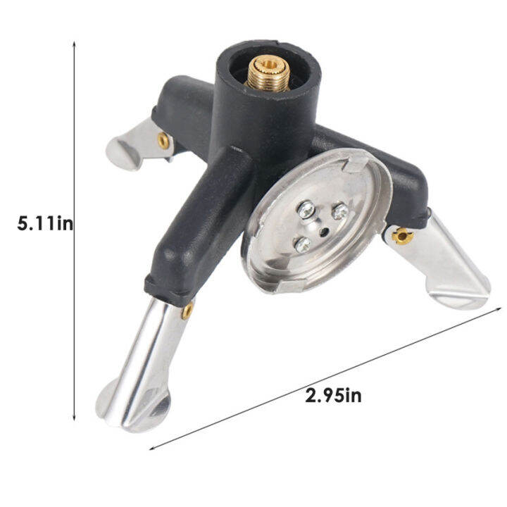 Camping Gas Stove Connector Gas Stove Adapter Tripod Gas Tank Adapter