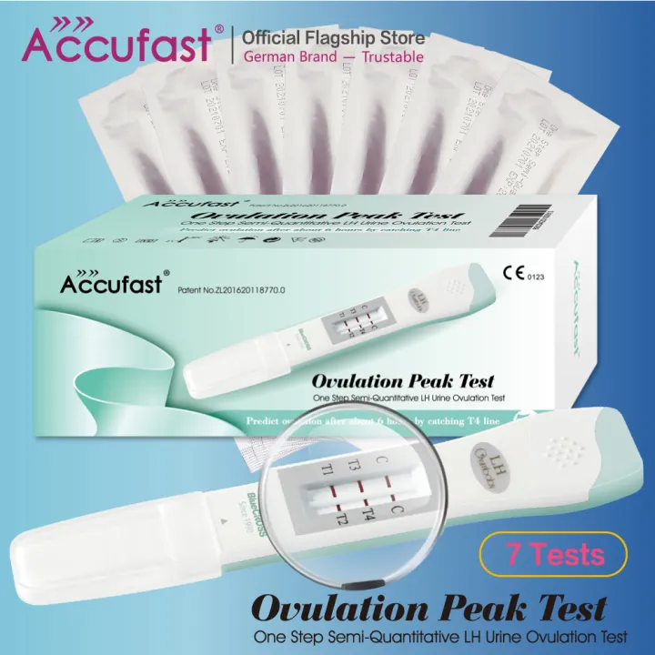 7Pcs ACCUFAST LH Ovulation Test Kit Accurately Predict 6 Hours Later