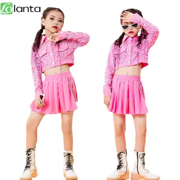  LOLANTA Kids Girls' Dance Outfit Hip Hop Clothes Long