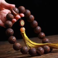 Burmese huanghuali bracelet big fruit rosewood wooden toy rosary hand-held Hainan beads car hanging hot style