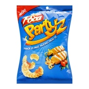 Combo 5 gói Bánh Snack Poca Partyz Mực Ngũ Vị 37g