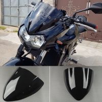 หน้าจอกระบังลมกระจกบังลมกระจกรถจักรยานยนต์สำหรับ Kawasaki Z750 Z1000 Z 1000 2003 2004 05 2006 Z อุปกรณ์เสริม750สีดำ