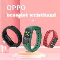 Tali Jam Tangan Silikon สำหรับสายรัดข้อมือ OPPO รุ่นแฟชั่น EVA สีสายนาฬิกาเปลี่ยนได้ Oppo สมาร์ทสายรัดข้อมือกีฬา♟