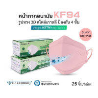 หน้ากากอนามัย KF94 ยี่ห้อ Mind Mask ~ สีชมพูและสีเบบี้พิ้งค์~ ??So Cute! น่ารักสดใส?? ฟิลเตอร์ 4 ชั้น