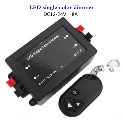 ✗☁ LED dimmer 3 keys RF Wireless Remote LED single color 8A Wireless controller DC12-24V for led 5050 3528 3014 strip light
