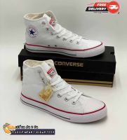 [Sale50%]?รองเท้าผ้าใบConverse All Star หุ้มข้อ??รองเท้าผ้าใบสีขาว รองเท้าทำงาน รองเท้ากีฬา รองเท้าผ้าใบผู้ชายและผู้หญิง รุ่นยอดฮิต