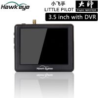 Hawkeye 3.5นิ้วพร้อม DVR Little Pilot Flight Master FPV Monitor 5.8G 960*240ตัวรับสัญญาณเสาอากาศสำหรับ DJI Googles อินพุตแบบอะนาล็อก