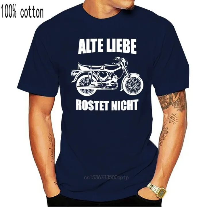 Alte Liebe rostet nicht S50 S51 TShirt Simson Moped Geschenk