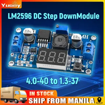 Buy LM2596 2A DC-DC Buck Step-down Converter Module DC 4.0~40 to 1.3-37V  with LED Voltmeter online at